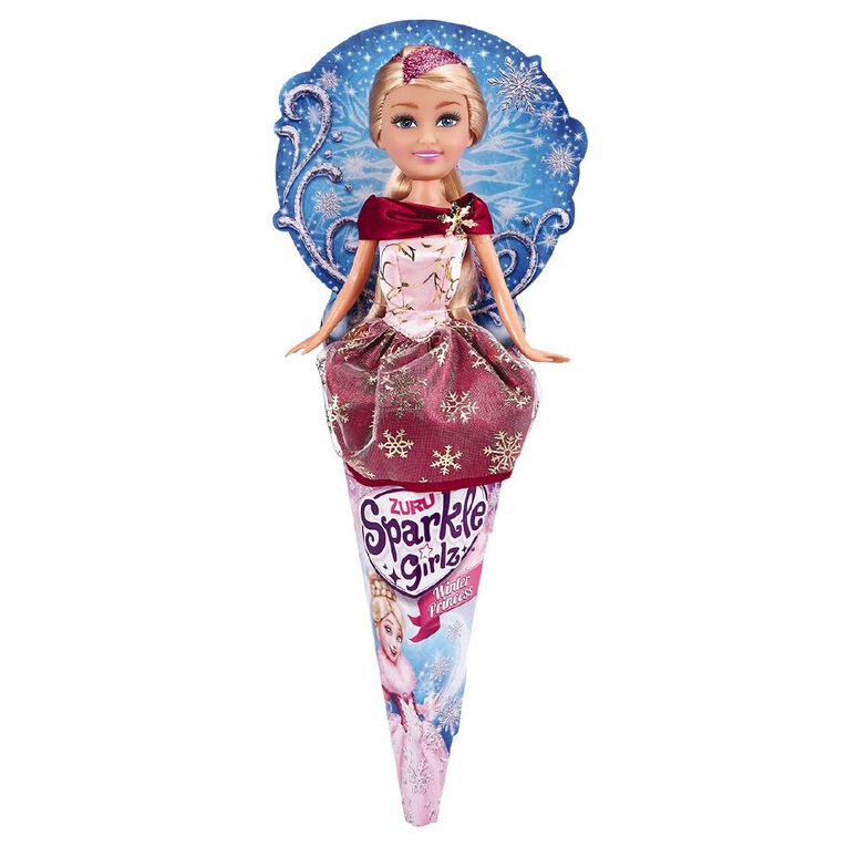 Zuru Sparkle Girlz Cone Winter Princess Assorted, , hi-res