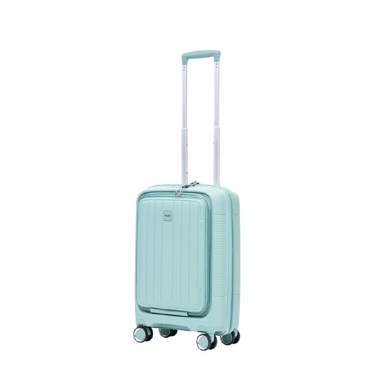 Wander Hard Textured Carry On Suitcase with Front Open, , hi-res