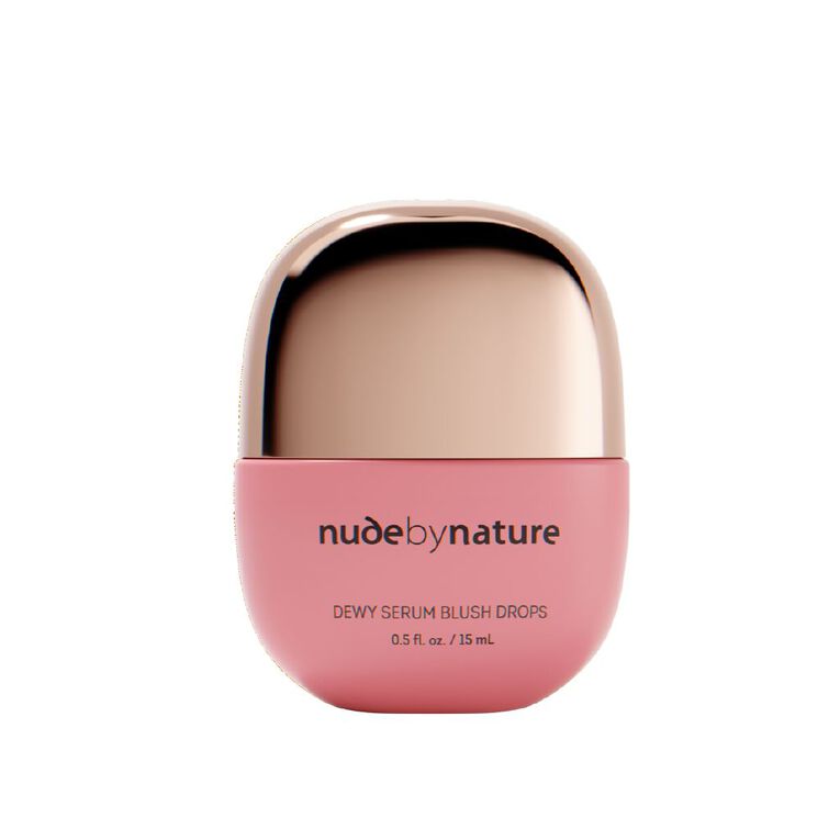 Nude By Nature Dewy Serum Blush Drops 01 Pink Petal, , hi-res