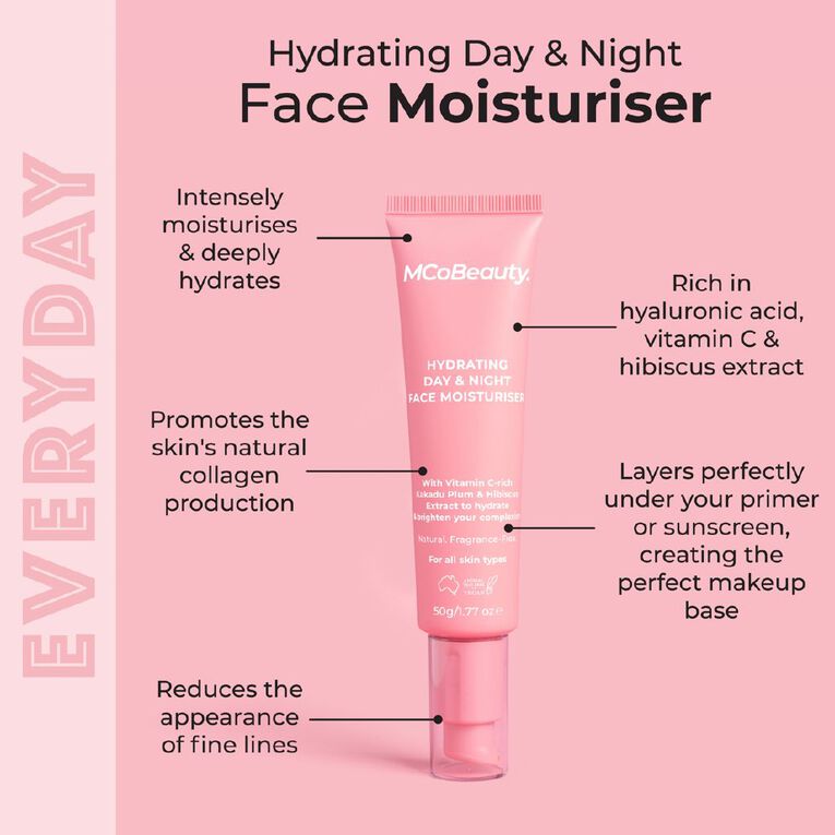 MCoBeauty Hydrating Day & Night Face Moisturizer 50ml, , hi-res