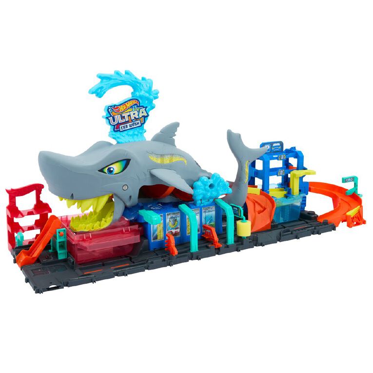 Hot Wheels City Ultra Shark Carwash, , hi-res