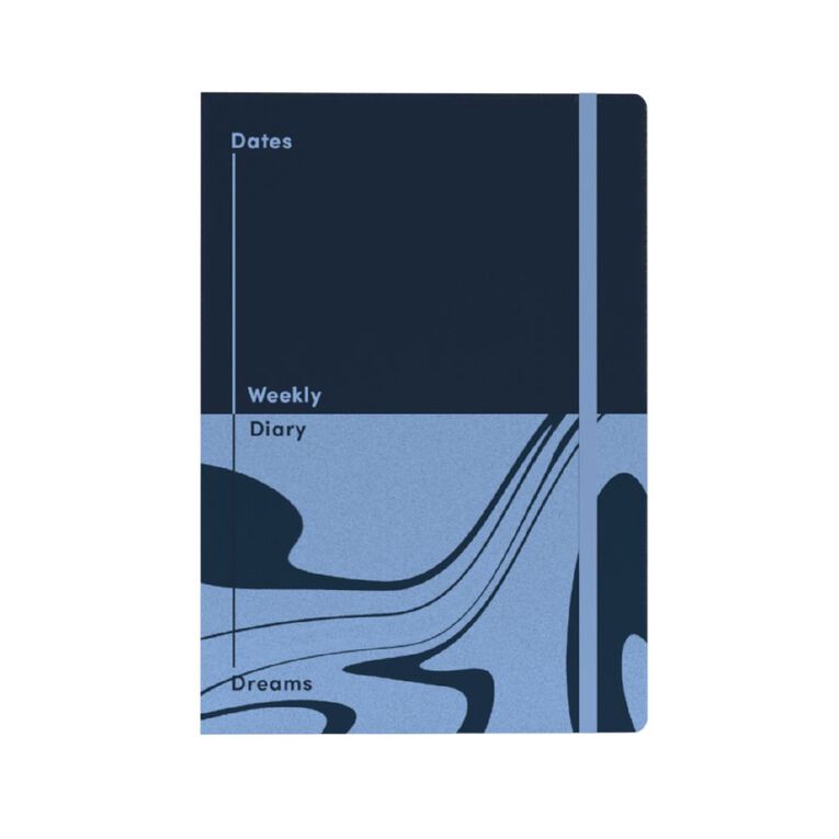 Jumble & Co Diary Week to View Undated Dates & Dreams A5, , hi-res