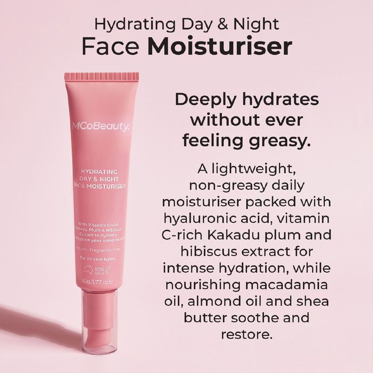 MCoBeauty Hydrating Day & Night Face Moisturizer 50ml, , hi-res