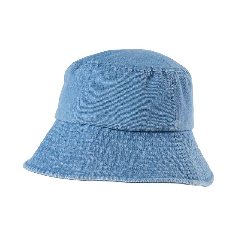 H&H Women's Denim Bucket Hat, Denim Light, hi-res
