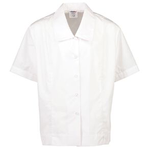 Schooltex Ladies' Short Sleeve Drop Collar Blouse
