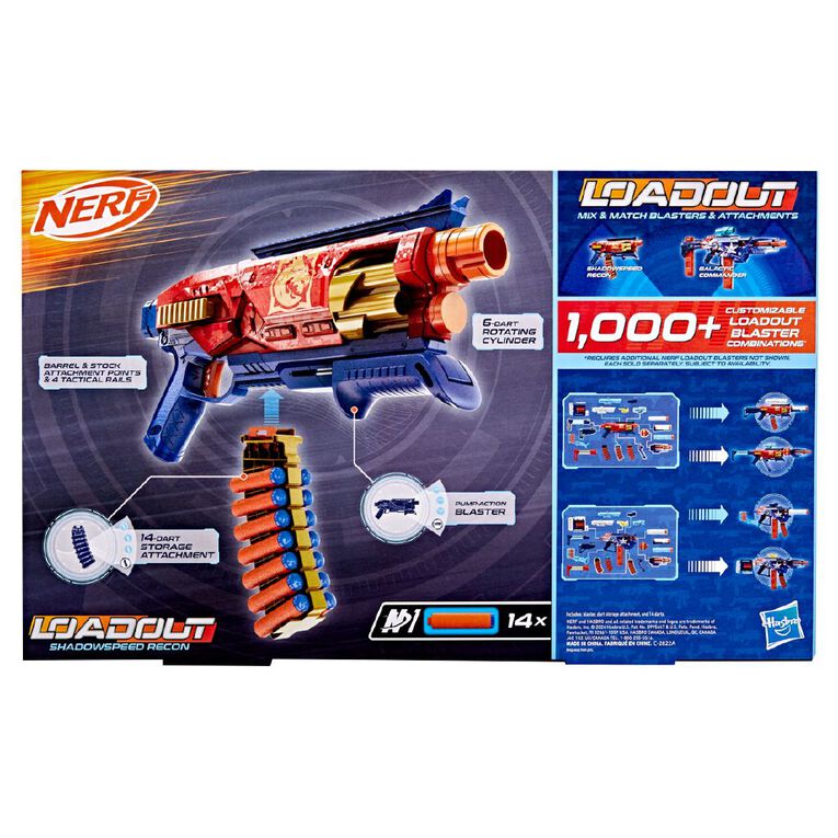 NERF Loadout Shadowspeed Recon, , hi-res