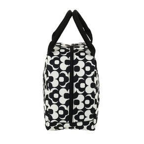 Living & Co Lunch Bag with Lunch Box 3 Piece Set Floral Black