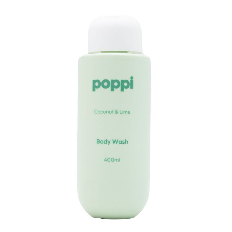 Poppi Body Wash Coconut And Lime 400ml, , hi-res