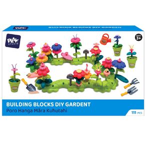 Play Studio Building Blocks Diy Garden 111 Pieces