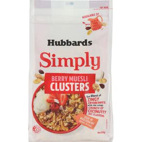 Hubbards Simply Berry Clusters 425g