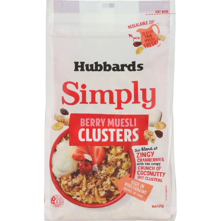Hubbards Simply Berry Clusters 425g