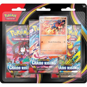 Pokemon Chaos Rising Three-Booster Pack LIMIT 2 PER CUTOMER