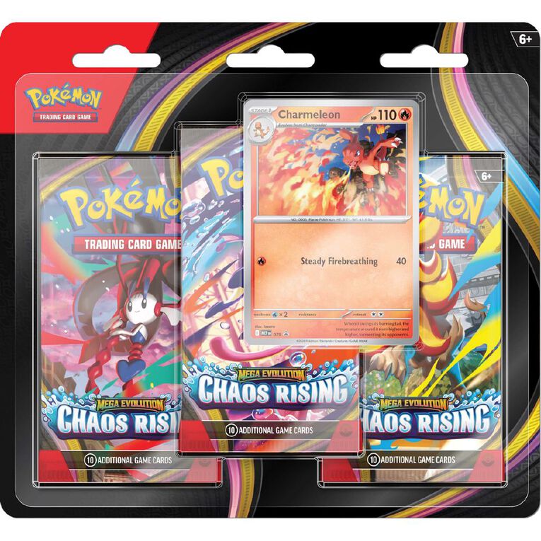 Pokemon Chaos Rising Three-Booster Pack LIMIT 2 PER CUTOMER, , hi-res
