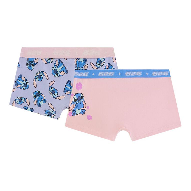 Stitch Girls' Shortie 2 Pack, Blue Light, hi-res