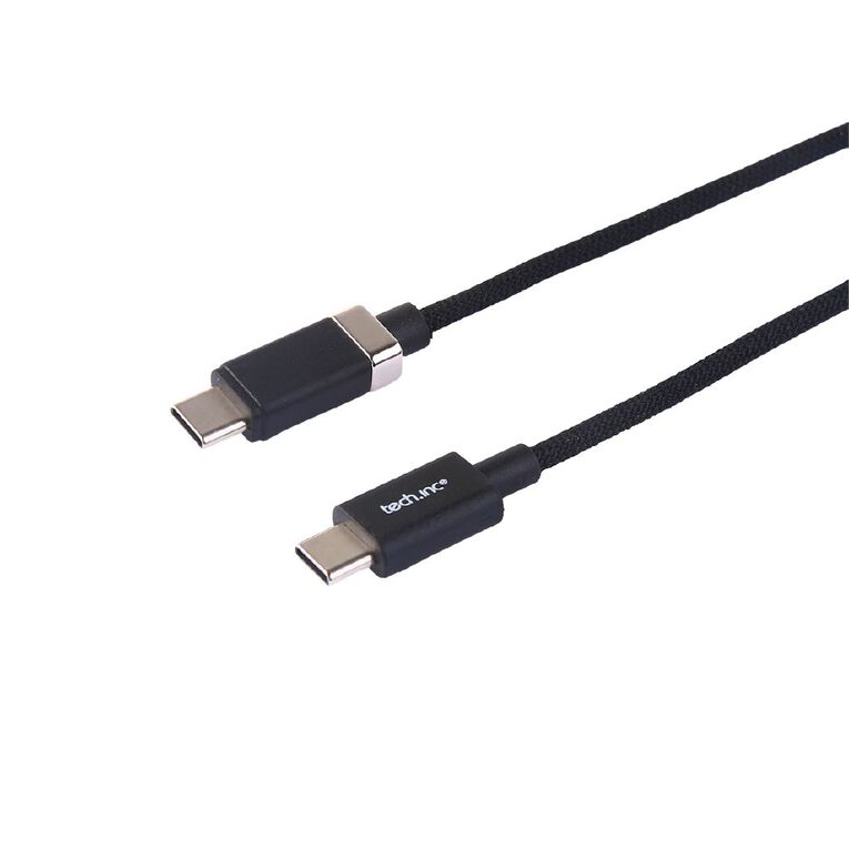 Tech.Inc 60W USB C Magnetic Stay Cable 1m TICCS1907 Black, , hi-res