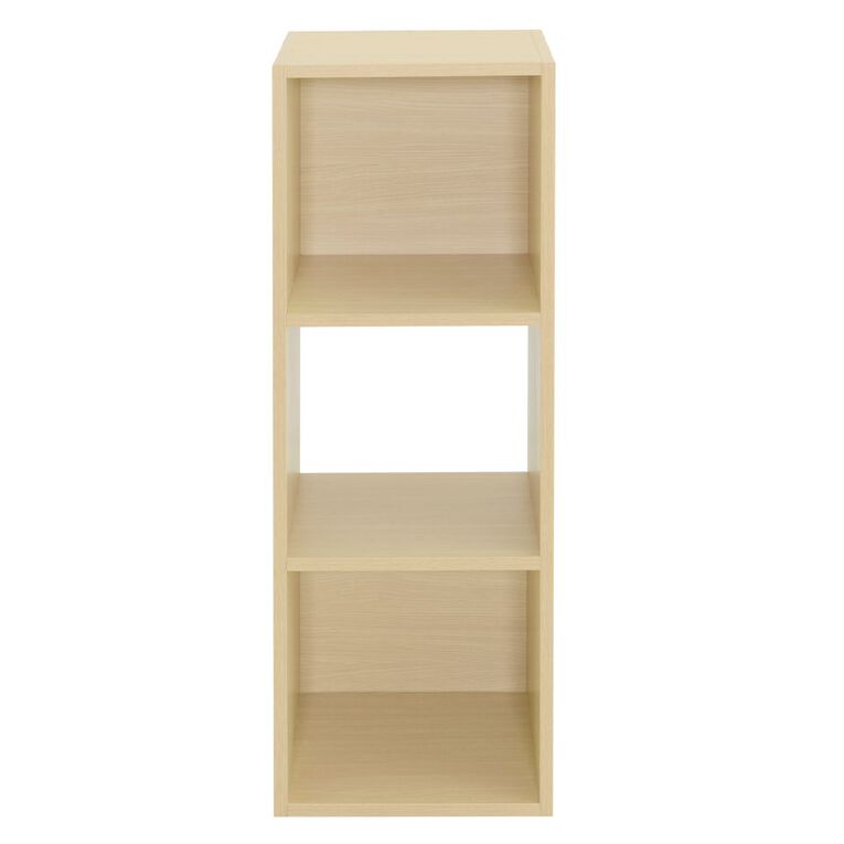 Living & Co 1 x 3 Cube Storage Oak, , hi-res