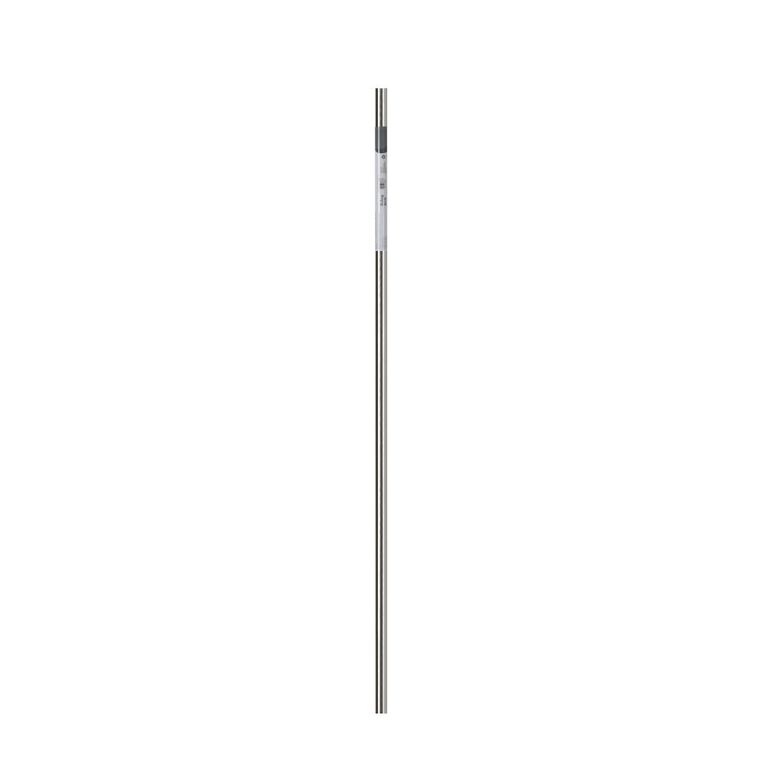 Living & Co 28mm Conduit Rod Satin 250cm Silver, , hi-res