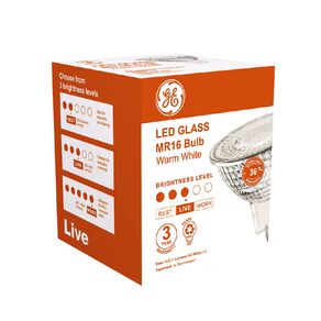 General Electric GU5.3 LED MR16 Reflector 4W Warm White Light Bulb