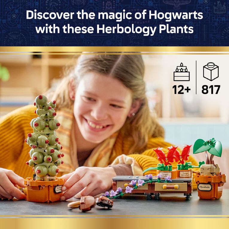 LEGO Harry Potter Hogwarts Herbology Plants 43013, , hi-res