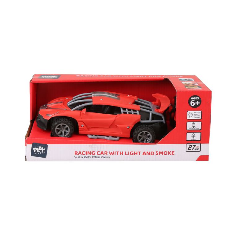 Play Studio 1:19 Remote Control Racing Car with Light Assorted, , hi-res