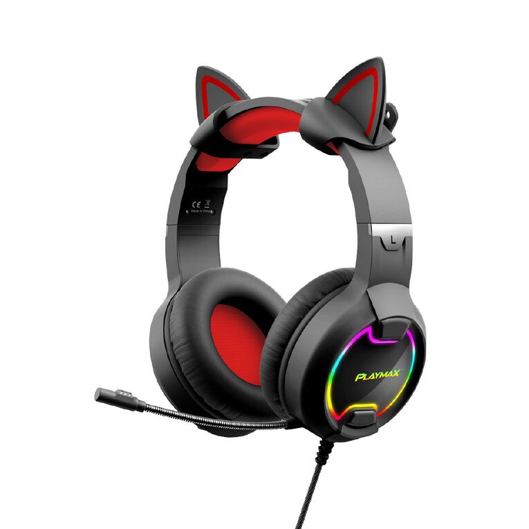 Playmax Black Cat Headphones, , hi-res