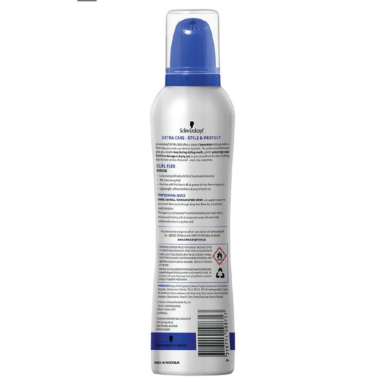 Schwarzkopf Extra Care Curl Flex Mousse 150g, , hi-res