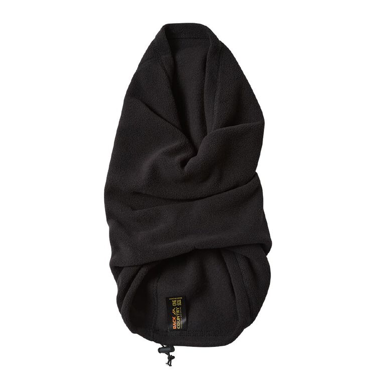 Back Country Men's Neck Gaiter, Black, hi-res