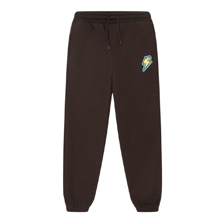 Young Original Cosy Trackpants, Brown Dark, hi-res