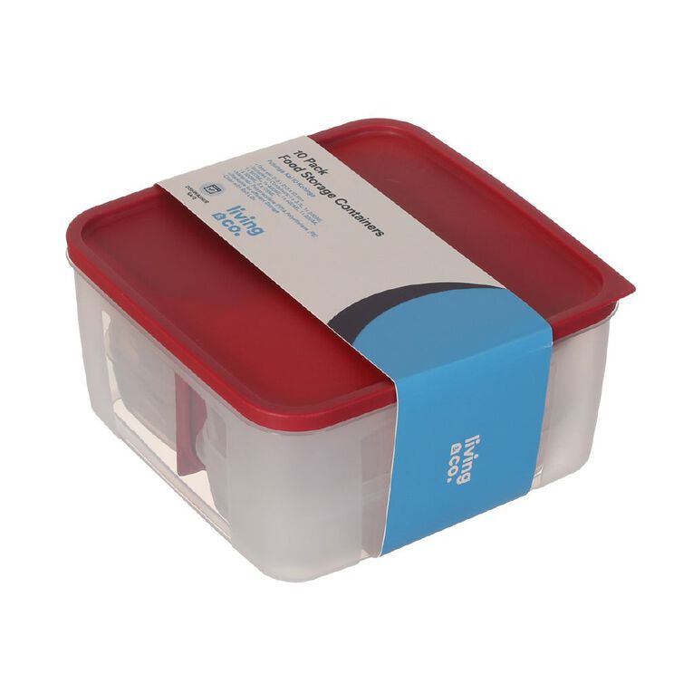 Living & Co Food Storage Containers 10 Pack, , hi-res