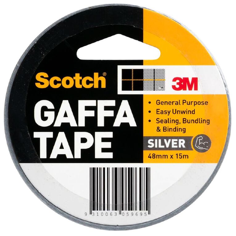 Scotch Gaffa Tape 48mm x 15m Silver, , hi-res