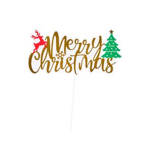 Wonderland Joyful Tidings Merry Christmas Cake Topper