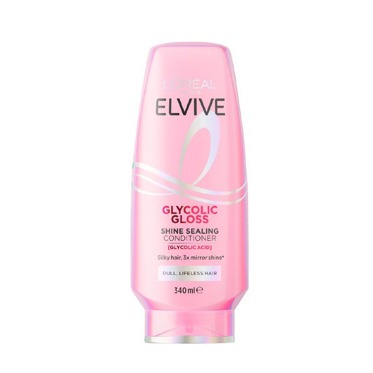 L'Oreal Paris Elvive Glycolic Gloss Conditioner 340ml, , hi-res