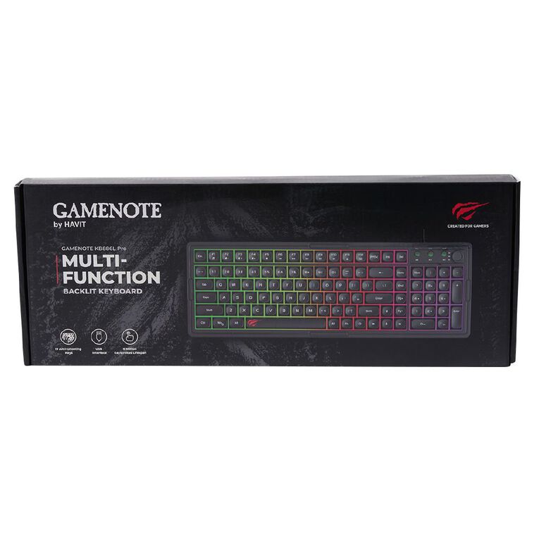 Gamenote Multi-function Backlit Keyboard, , hi-res