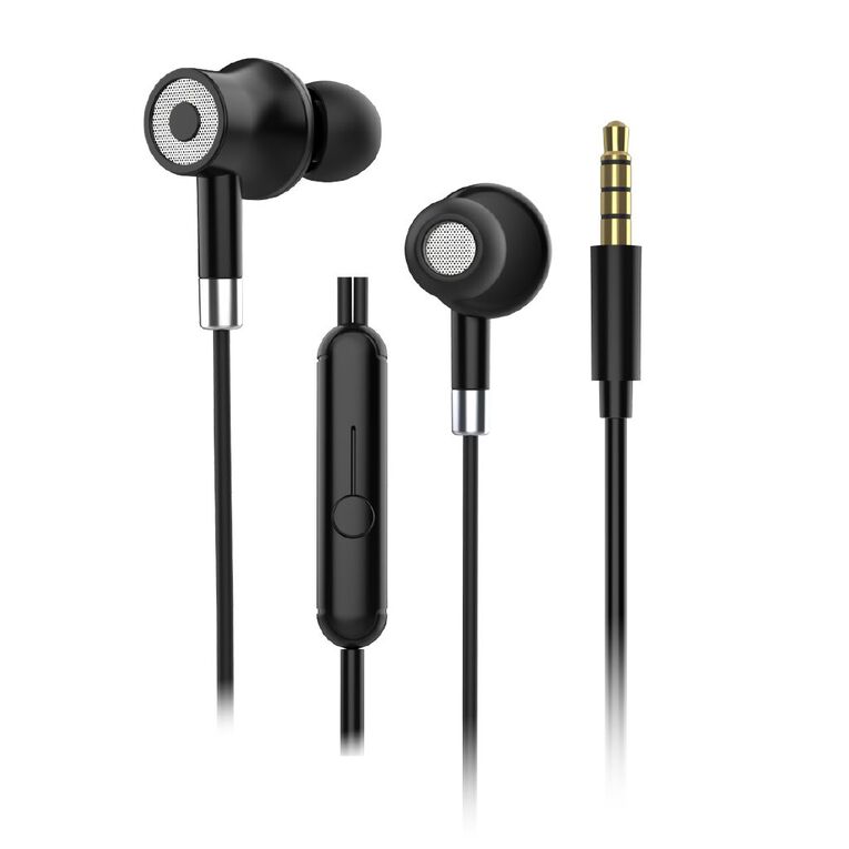 Veon In Ear Earphones with Microphone VNA19BLK Black, , hi-res
