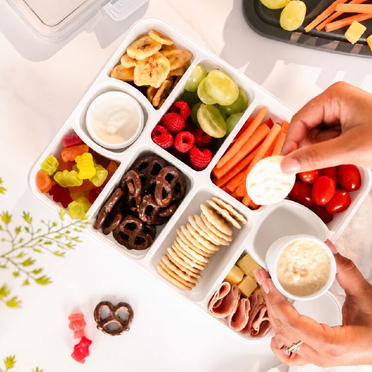 Kate's Kitchen Rectangle Snack & Serve Box White, , hi-res