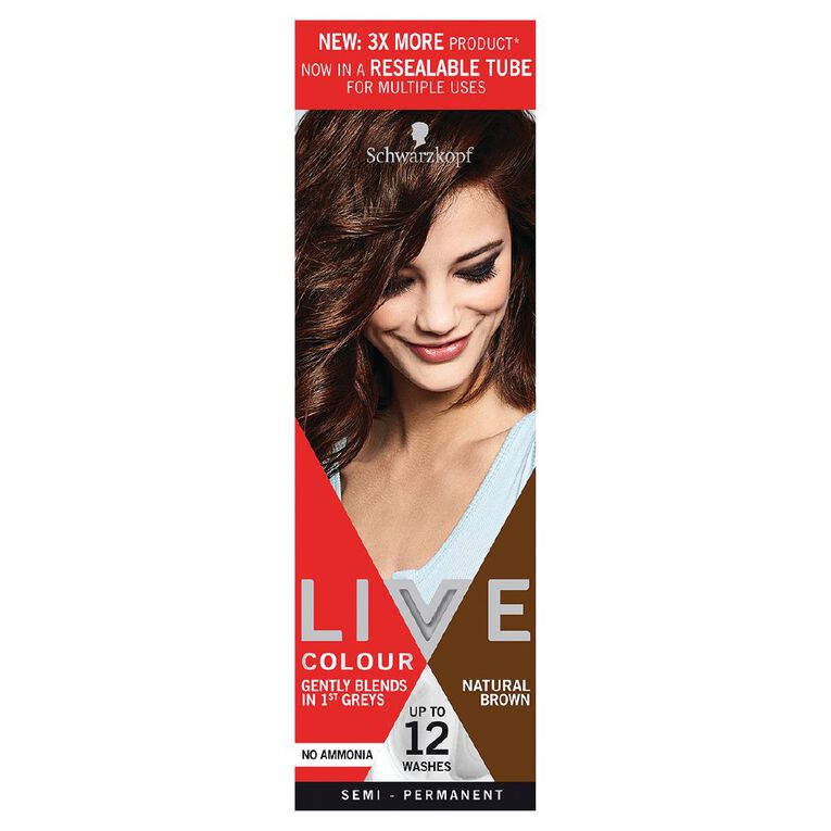 Schwarzkopf Live Colour Hair Colour Natural Brown XL, , hi-res