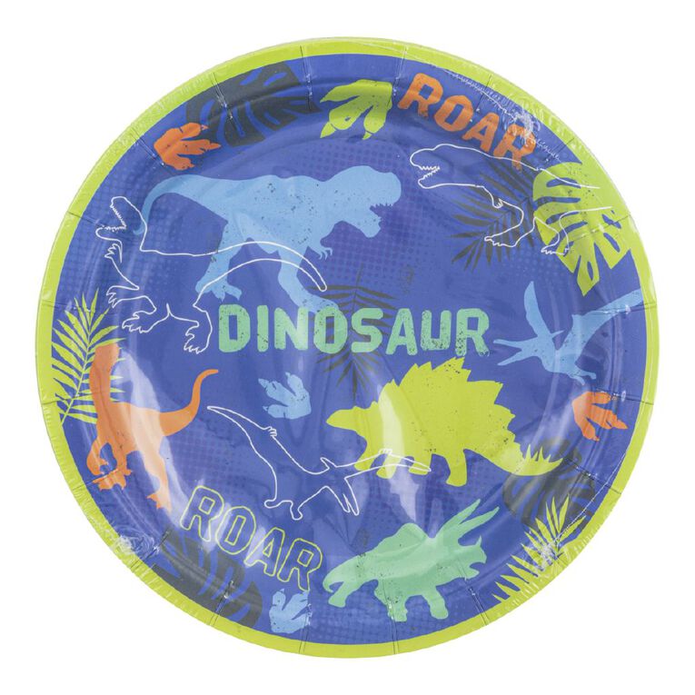 Party Inc Dinosaur Plate 18cm, , hi-res