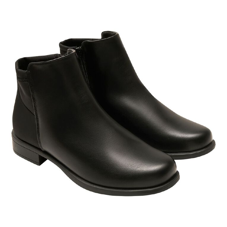 H&H Women's Hedwig Ankle Boots, Black, hi-res
