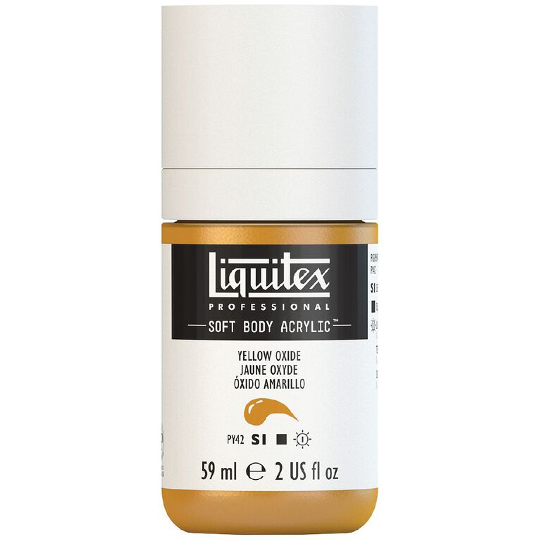 Liquitex S1 Professional Soft Body Acrylic Paint Yellow Oxide, , hi-res