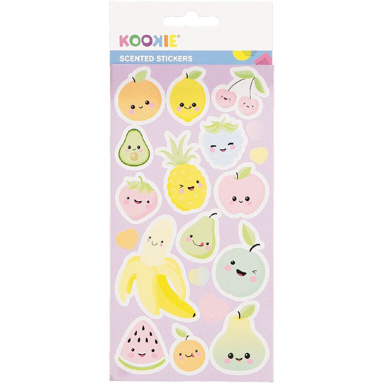 Kookie Sticker Sheet Scented Assorted, , hi-res