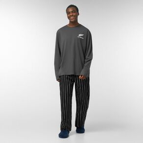 All Blacks Men's Knit Flannel Pyjama Set