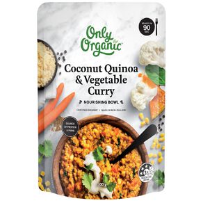 Only Organic Quinoa& Vegetable Curry Meal 300g
