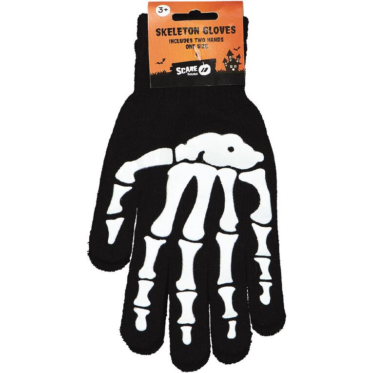 Scarehouse Skeleton Gloves, , hi-res