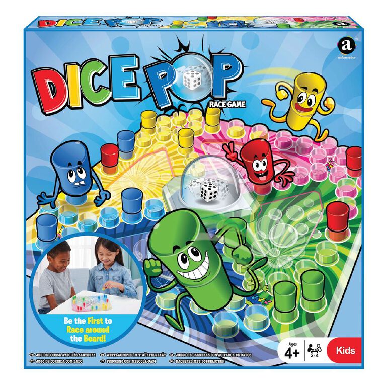 Dice Pop Race Game, , hi-res