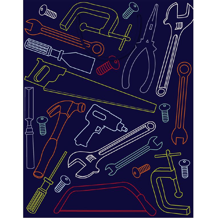 Artwrap Gift Bag Male Assorted Medium, , hi-res