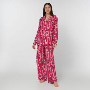 Minnie Mouse Comfy Long Sleeved Button Up Pyjama Set