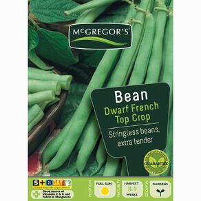 McGregor's Top Crop French Dwarf Beans Vegetable Seeds