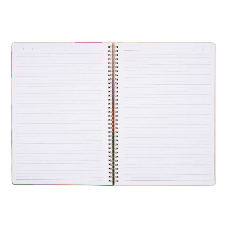 Uniti Stationery Coloured Squiggle A4 Notebook, , hi-res