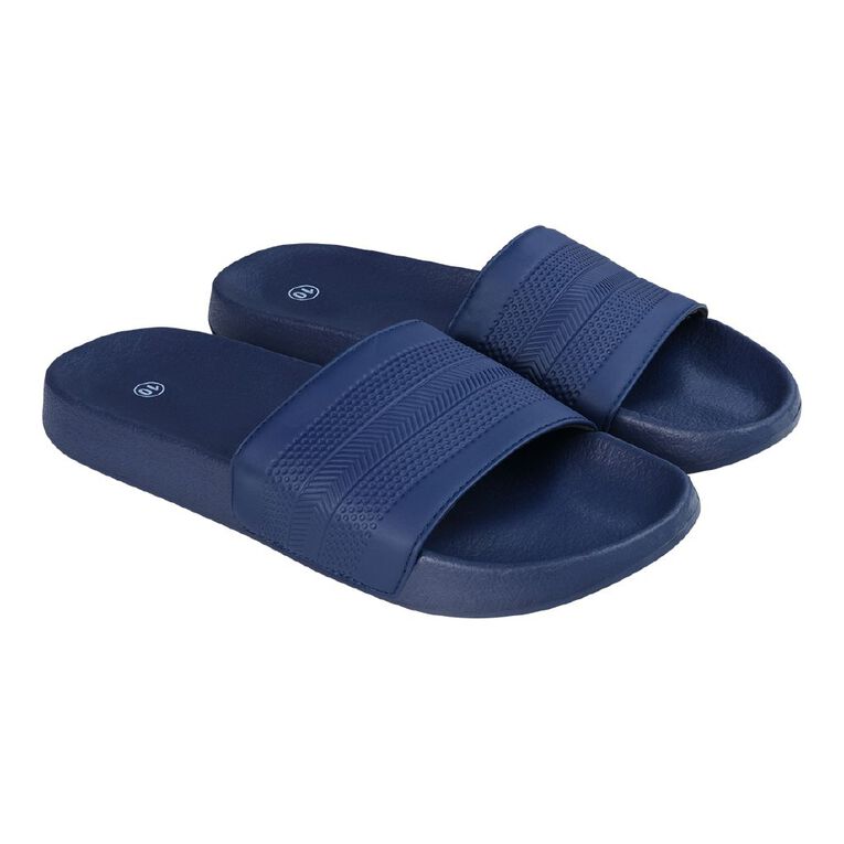 H&H Men's Drew Slides, Navy, hi-res