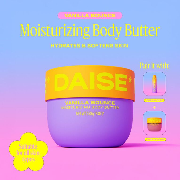 Daise Moisturizing Body Butter Vanilla 250g, , hi-res